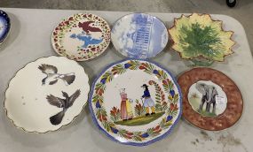 6 Collectible Porcelain Plates