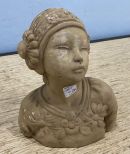 Ceramic Lady Bust
