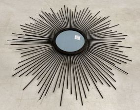 Metal Starburst Wall Mirror