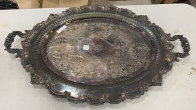 Large Silver Plate Tray