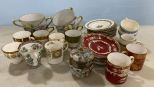 Demitasse Porcelain Cups and Saucers, Tea Cups