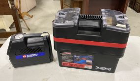 Craftsman Tool Organizer and Campbell Hausfeld Air Compressor