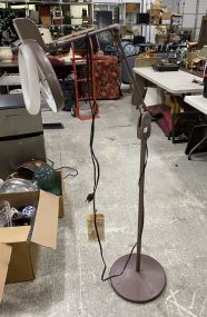 Late 20th Century Metal Floor Lamp