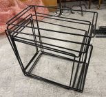 Stack of Metal Table Stands