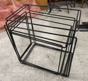 Stack of Metal Table Stands