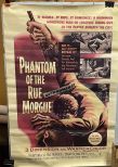 Original Theater Poster PHANTOM OF THE RUE MORGUE 1954