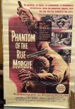 Original Theater Poster PHANTOM OF THE RUE MORGUE 1954