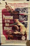 Original Theater Poster PHANTOM OF THE RUE MORGUE HORROR 1954