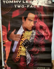 Batman Forever Movie Poster of  Tommy Lee Jones Two-Face