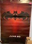 Batman and Robin Movie Poster with Bat Symbol