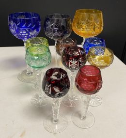 11 Cut to Clear Colorful Goblets