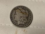 1891-O Morgan Silver Dollar