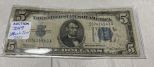 1934A $5 Silver Certificate