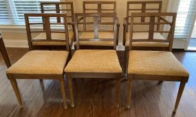 Six Danish Mid Century Dining Chairs