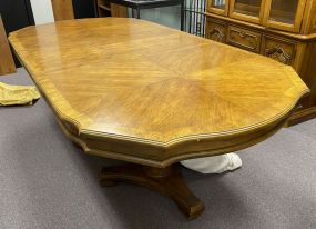 Hibriten Co. Oak Double Pedestal Dining Table