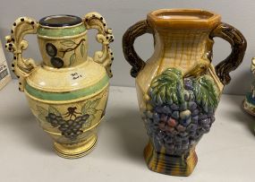 Two Ceramic Floral Vases