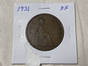 1931 British Large Penny