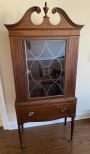 Duncan Phyfe Mahogany China Cabinet