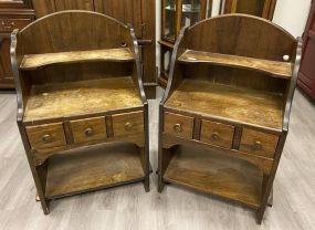 Late 20th Century Oak Side Tables