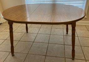 Farm Style Oak Dining Table