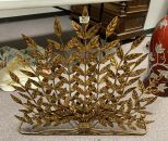 Gold Gilt Tree Fire Screen