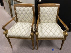 Pair of Regency Arm Chairs