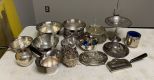 Group of Silver Plate Serving Pieces