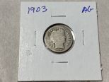 1903 Barber Dime AG