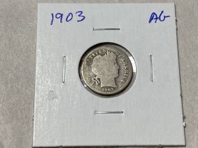 1903 Barber Dime AG