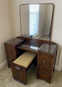 Vintage Mahogany Dressing Vanity