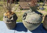 Two Large Terra Cotta Vases