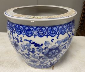 Blue and White Porcelain Planter