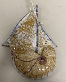 Pottery Shell Wall Plaque