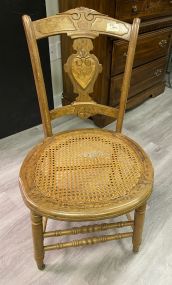 Antique Walnut Eastlake Side Chair