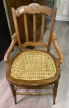 Victorian Style Oak Side Chair