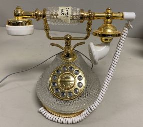 Pressed Glass Rotary Phone
