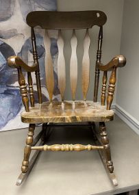 Cherry Colonial Style Rocker