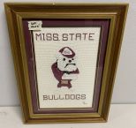 Miss. State Bulldogs Cross Stitch BG B-81