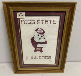 Miss. State Bulldogs Cross Stitch BG B-81