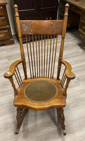 Vintage Spindle Back Rocker