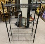 Black Metal Storage Rack