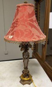 Modern Gold Gilt Metal Table Lamp