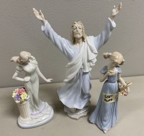 Three Porcelain Figurines