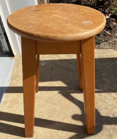 Small Wood Stool