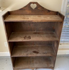 Heart oak Display Shelf