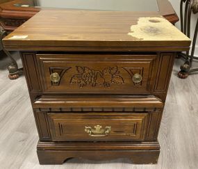 Late 20th Century Oak Night Stand