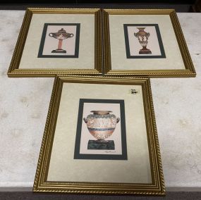 3 Urn Prints Peggie Abrams