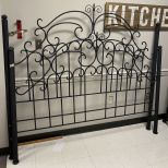 King Size Black Metal Bed