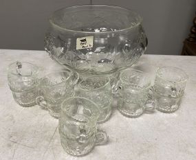 Punch Bowl and Cups