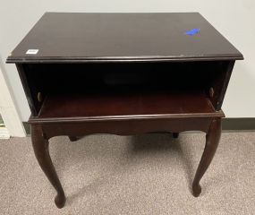 Cherry Queen Anne Console/Telephone Stand